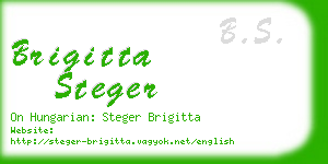 brigitta steger business card